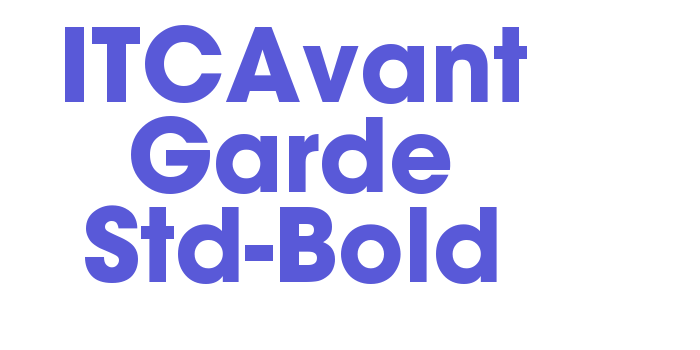 ITCAvant Garde Std-Bold Font