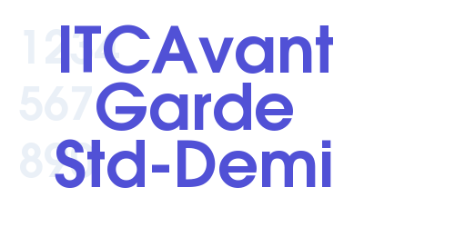 ITCAvant Garde Std-Demi-font-download