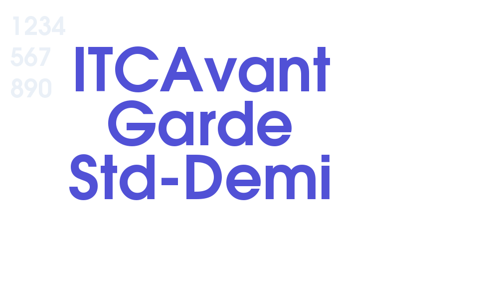 ITCAvant Garde Std-Demi-font-download