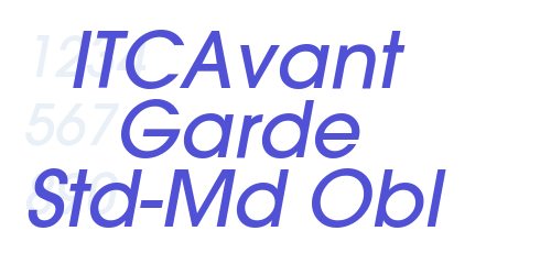 ITCAvant Garde Std-Md Obl-font-download