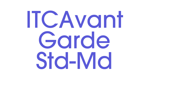 ITCAvant Garde Std-Md Font Download