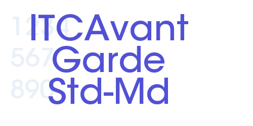 ITCAvant Garde Std-Md-font-download