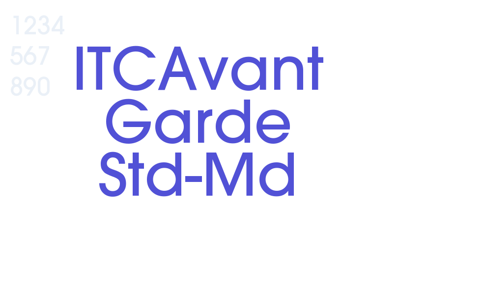 ITCAvant Garde Std-Md-font-download