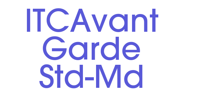 ITCAvant Garde Std-Md Font