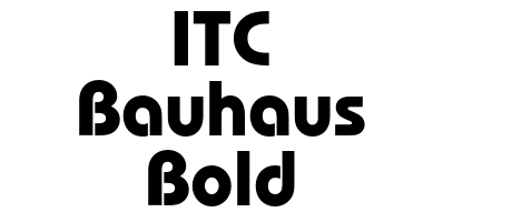 ITC Bauhaus Bold