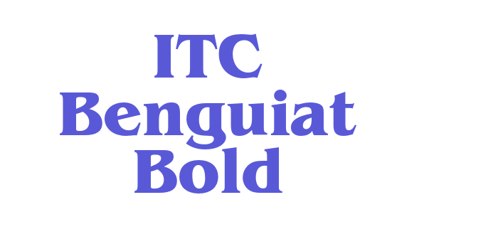 ITC Benguiat Bold Font Download