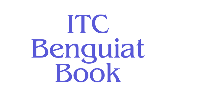 ITC Benguiat Book Font Download