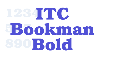 ITC Bookman Bold-font-download