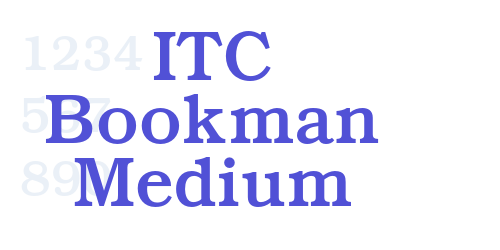 ITC Bookman Medium-font-download