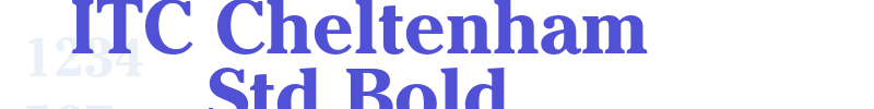 ITC Cheltenham Std Bold-font