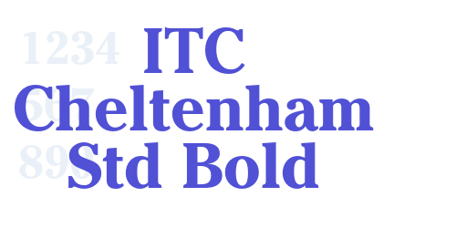 ITC Cheltenham Std Bold-font-download