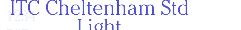 ITC Cheltenham Std Light-font