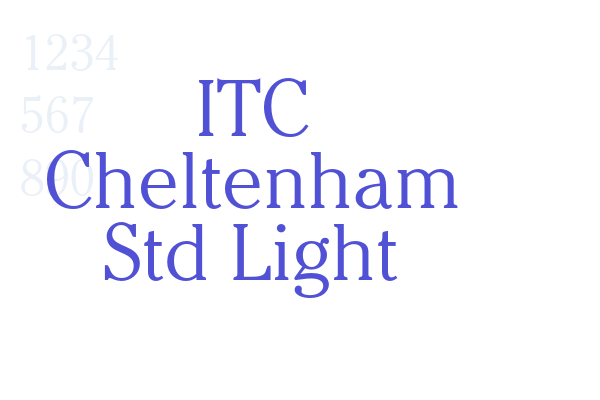 ITC Cheltenham Std Light