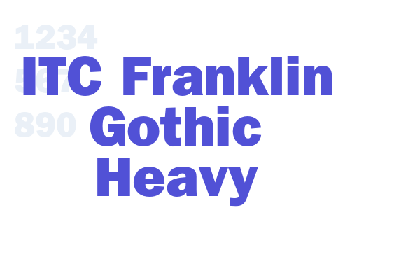 ITC Franklin Gothic Heavy