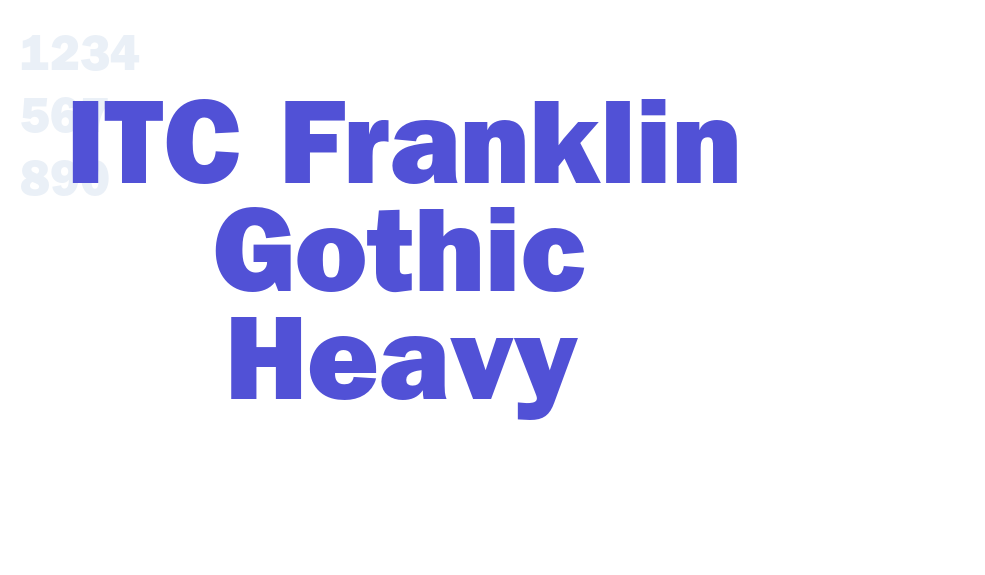 ITC Franklin Gothic Heavy-font-download