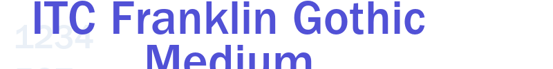 ITC Franklin Gothic Medium-font