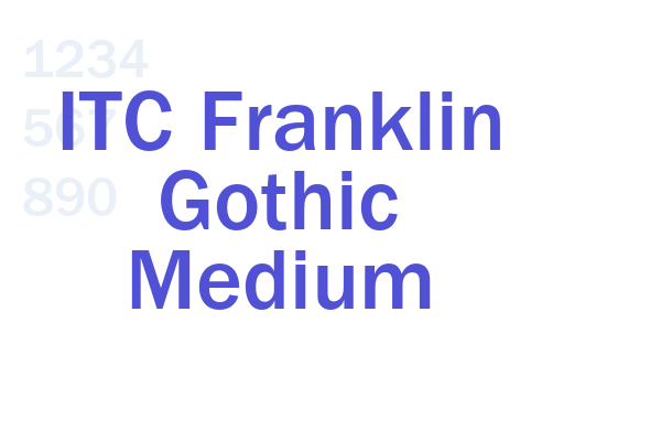 ITC Franklin Gothic Medium