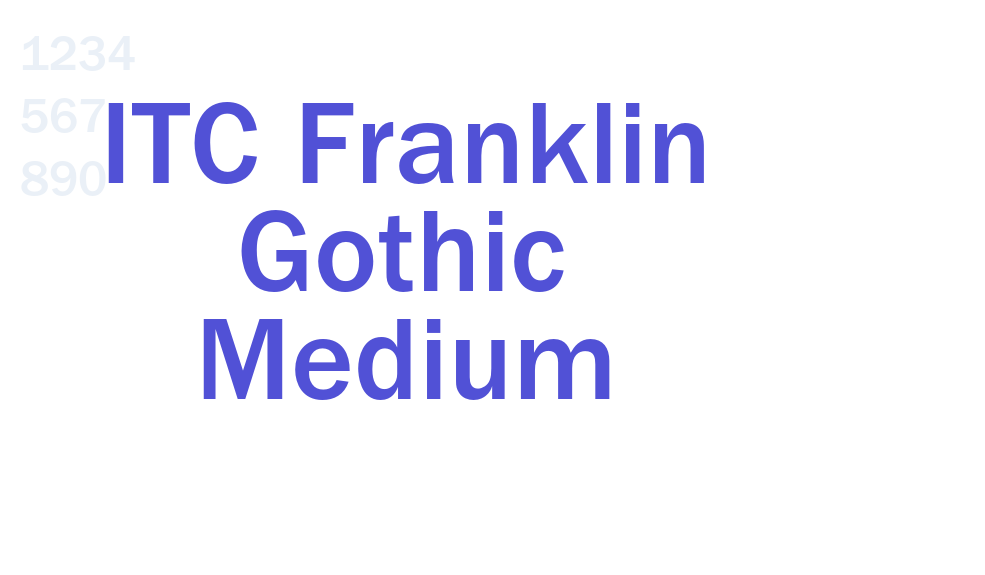 ITC Franklin Gothic Medium-font-download