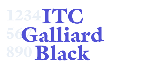 ITC Galliard Black-font-download