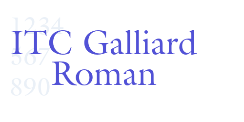 ITC Galliard Roman-font-download