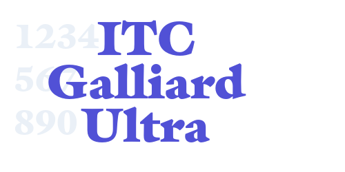 ITC Galliard Ultra-font-download