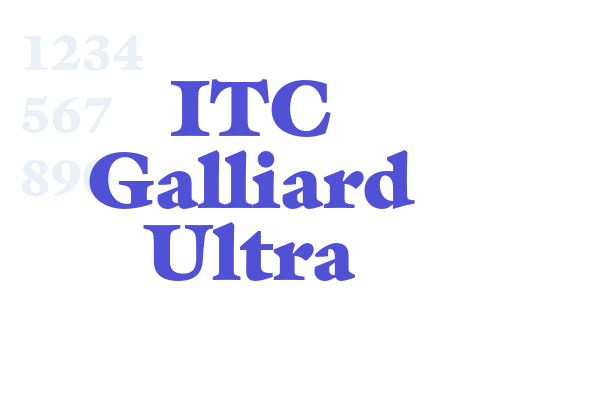 ITC Galliard Ultra