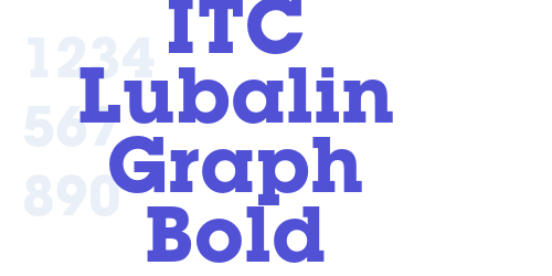 ITC Lubalin Graph Bold-font-download