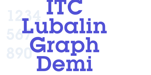 ITC Lubalin Graph Demi-font-download