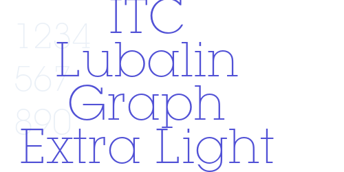 ITC Lubalin Graph Extra Light-font-download
