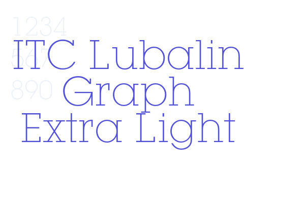 ITC Lubalin Graph Extra Light