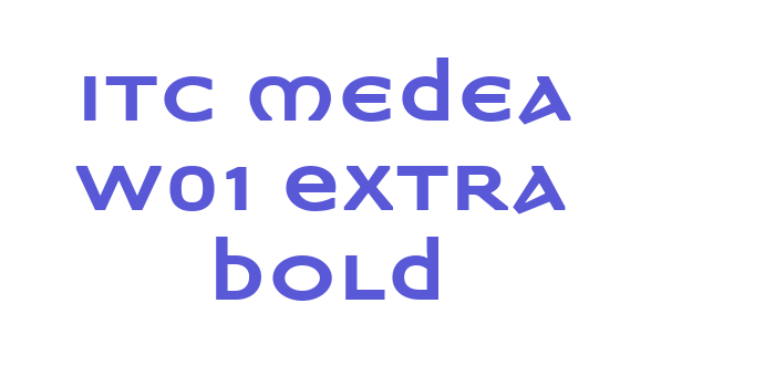 ITC Medea W01 Extra Bold Font Download