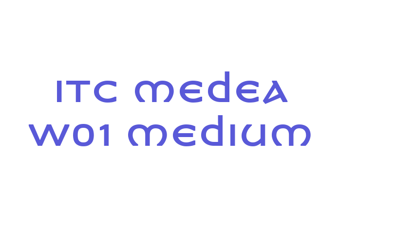 ITC Medea W01 Medium Font Download