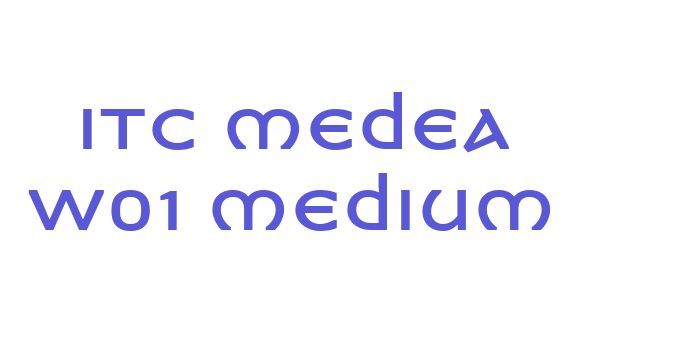 ITC Medea W01 Medium Font Download