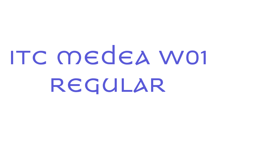 ITC Medea W01 Regular Font Download