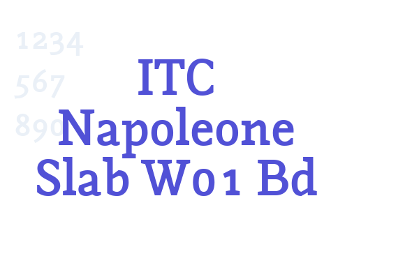 ITC Napoleone Slab W01 Bd