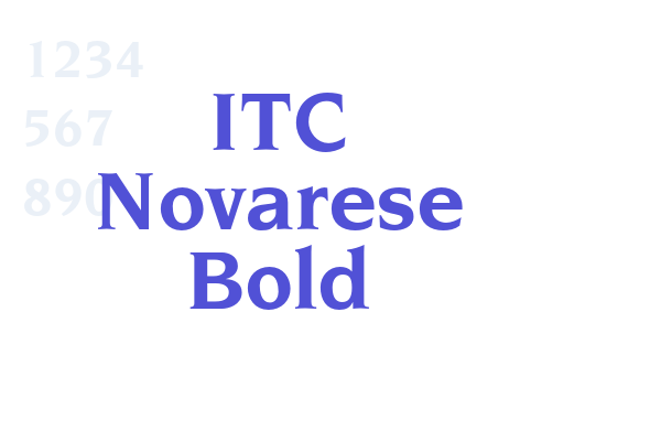ITC Novarese Bold