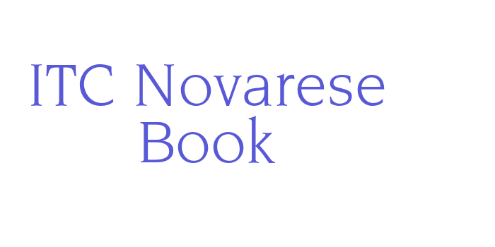 ITC Novarese Book Font Download