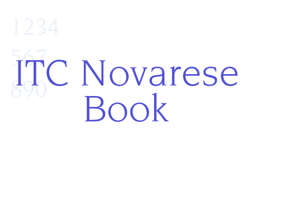 ITC Novarese Book