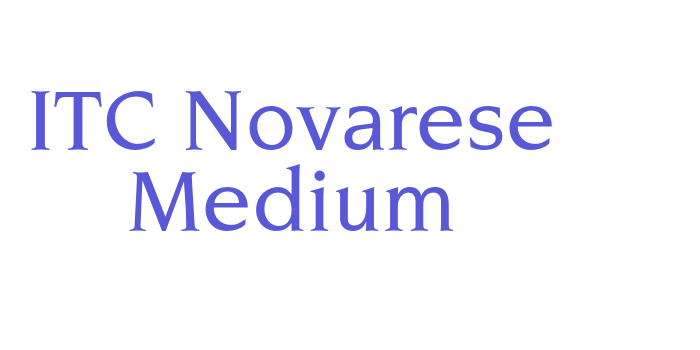 ITC Novarese Medium Font Download