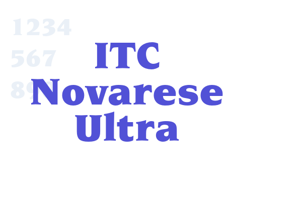 ITC Novarese Ultra