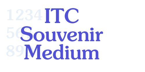 ITC Souvenir Medium-font-download