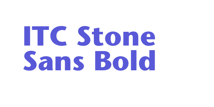 ITC Stone Sans Bold Font Download