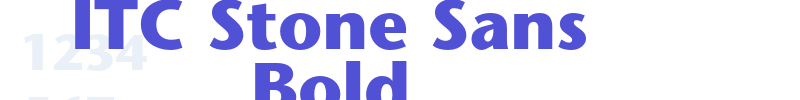 ITC Stone Sans Bold-font