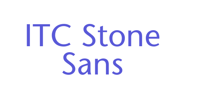 ITC Stone Sans Font