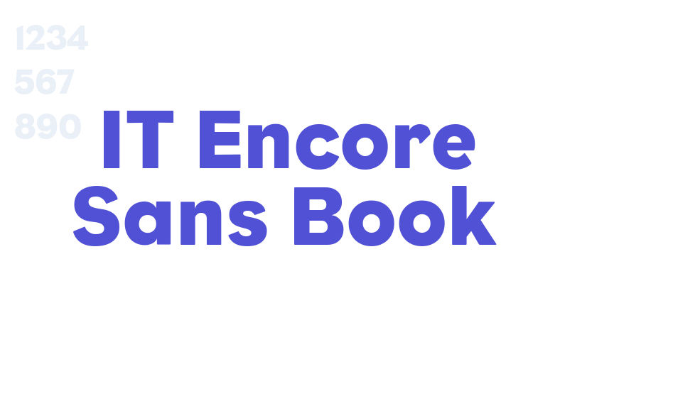 IT Encore Sans Book-font-download