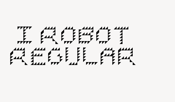 I ROBOT Regular Font