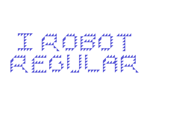 I ROBOT Regular Font