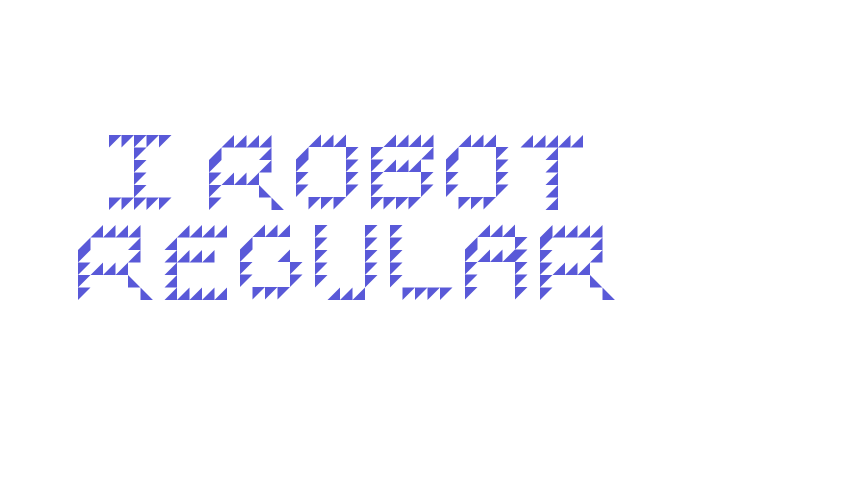 I ROBOT Regular Font