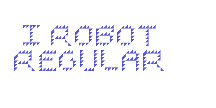 I ROBOT Regular Font Download