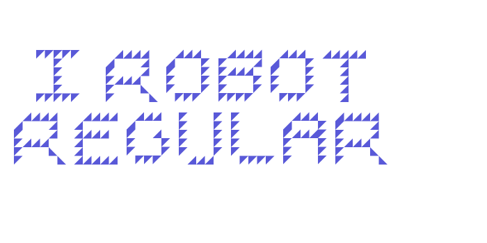 I ROBOT Regular Font